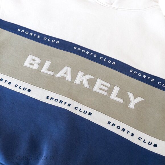 Blakely Alpine Oversized Hoodie M Relaxed Embroidered Cozy Chunky Athleisure - Picture 4 of 11